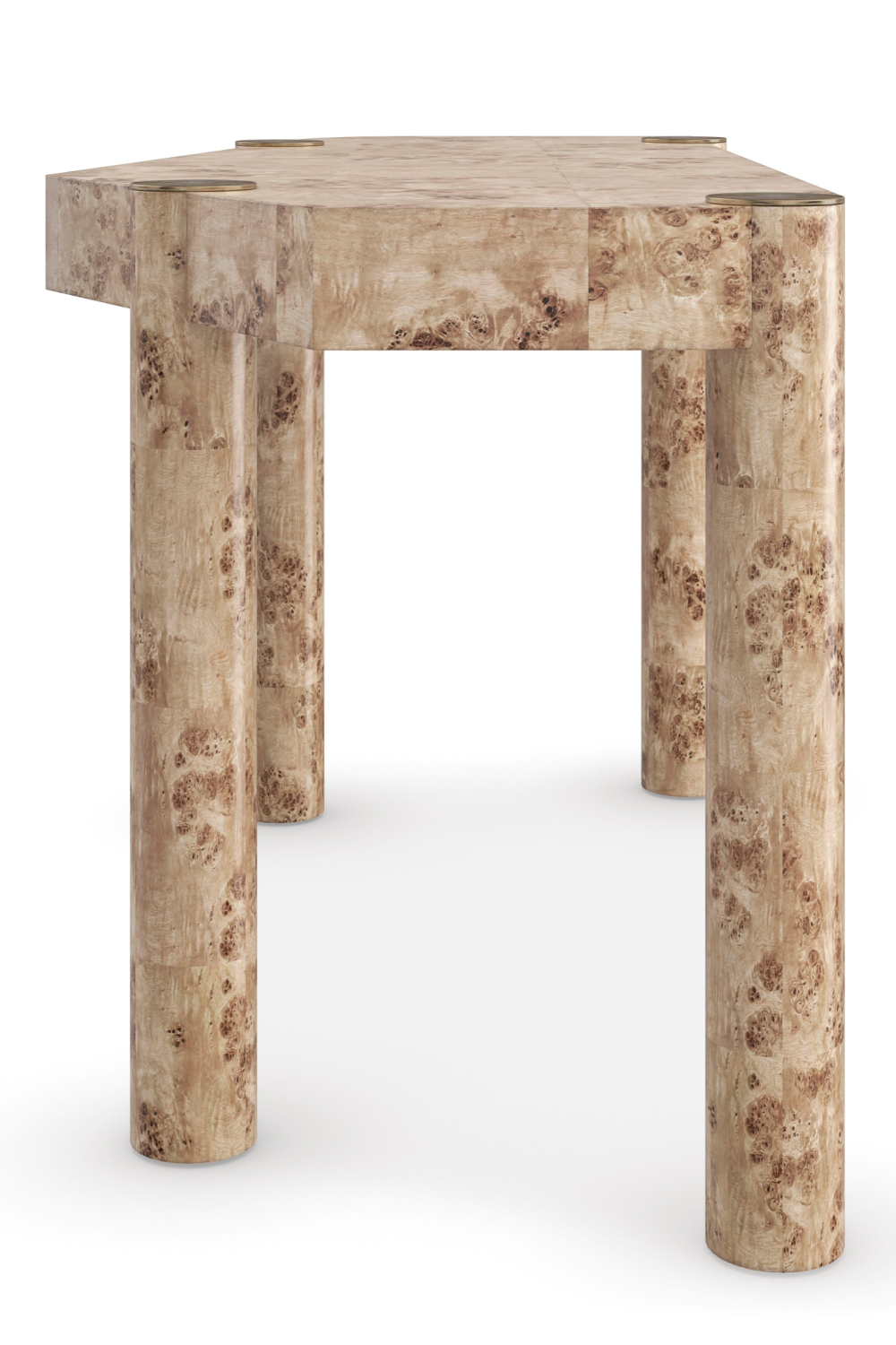 Trapezoidal Wooden Modern Desk | Caracole Rhythm | Caracole.eu.com