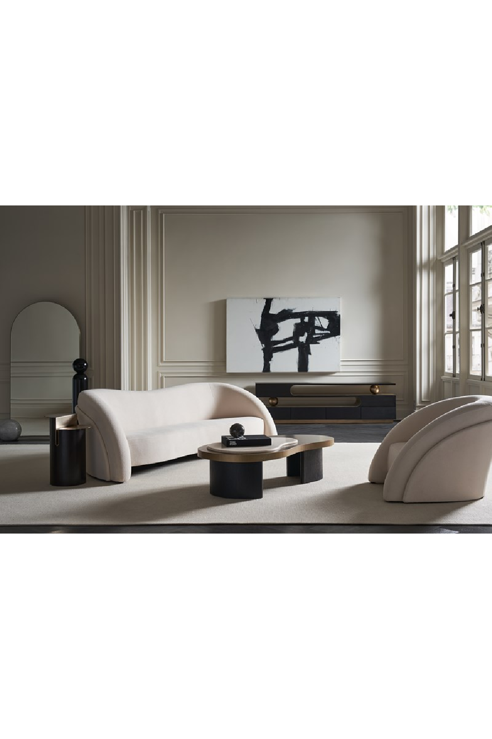 Bronze Split-Top Side Table | Caracole Discord | Caracole.eu.com