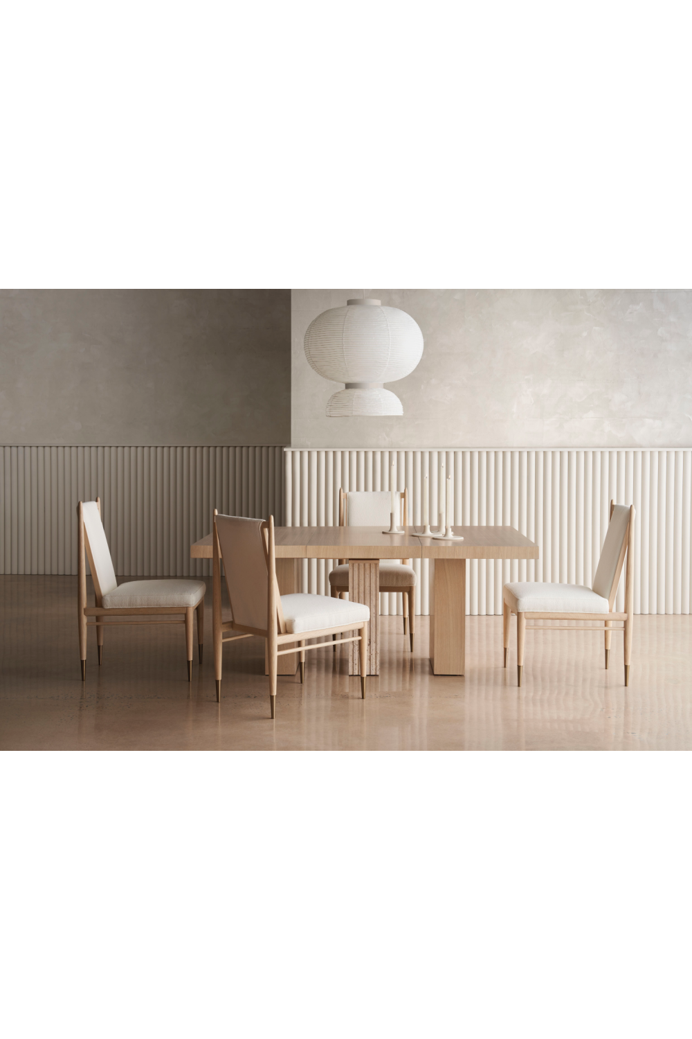 Oak Extendable Modern Dining Table | Caracole Unity | Caracole.eu.com