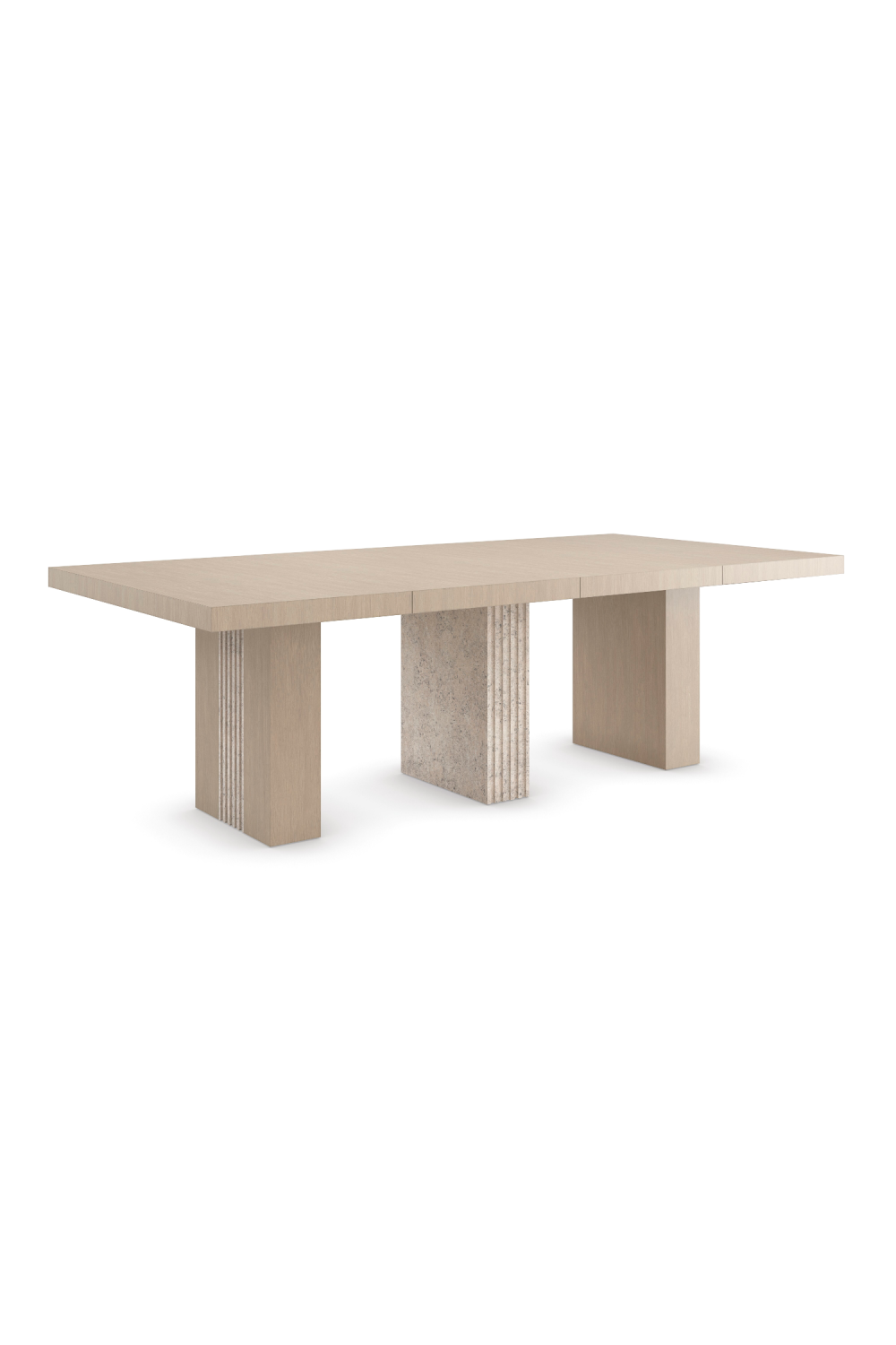 Oak Extendable Modern Dining Table | Caracole Unity | Caracole.eu.com