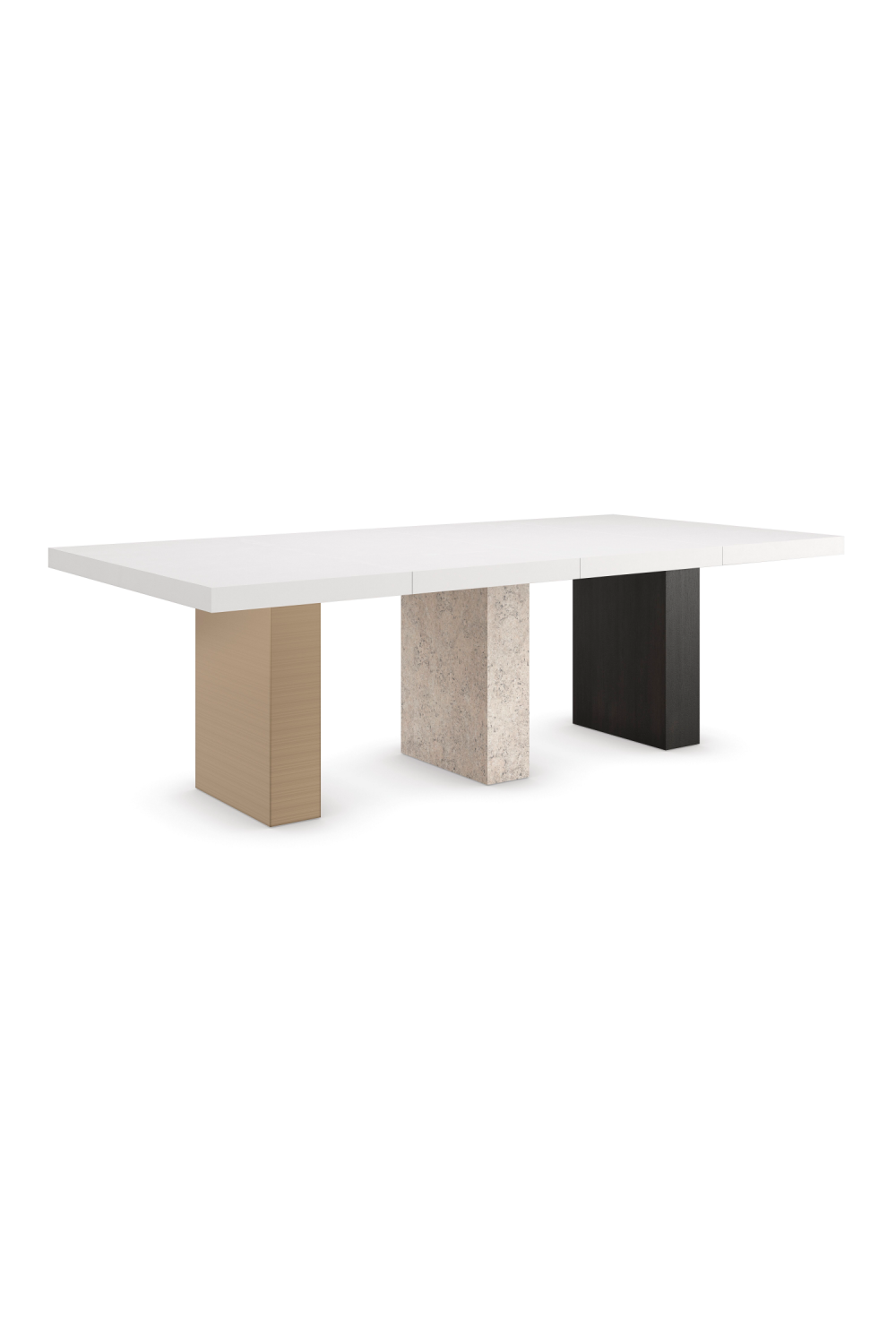 Oak Extendable Modern Dining Table | Caracole Unity | Caracole.eu.com