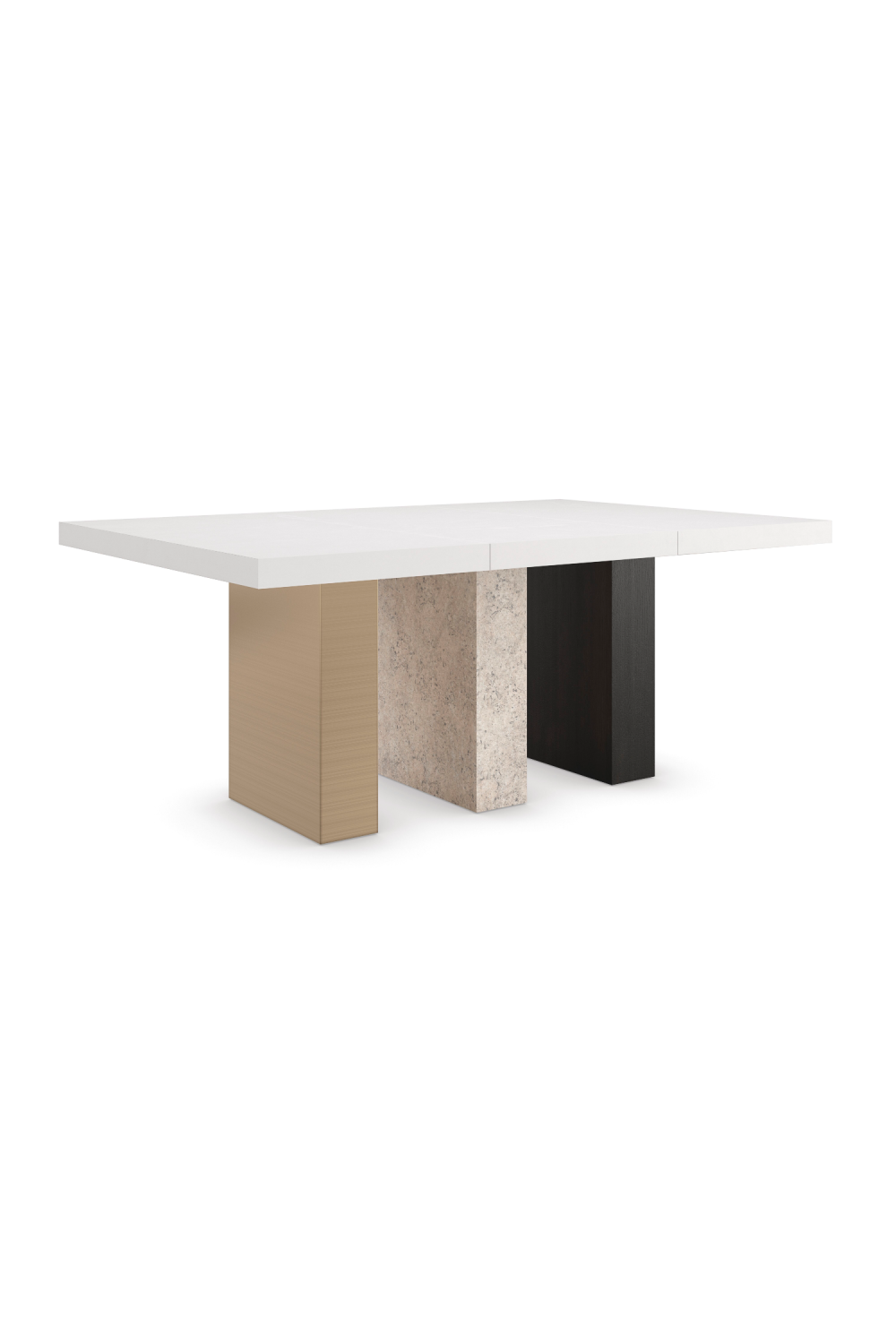 Oak Extendable Modern Dining Table | Caracole Unity | Caracole.eu.com
