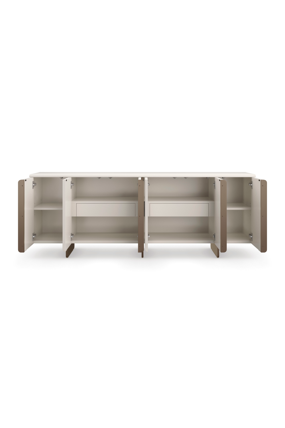 White Modern Credenza | Caracole Emphasis | Caracole.eu.com