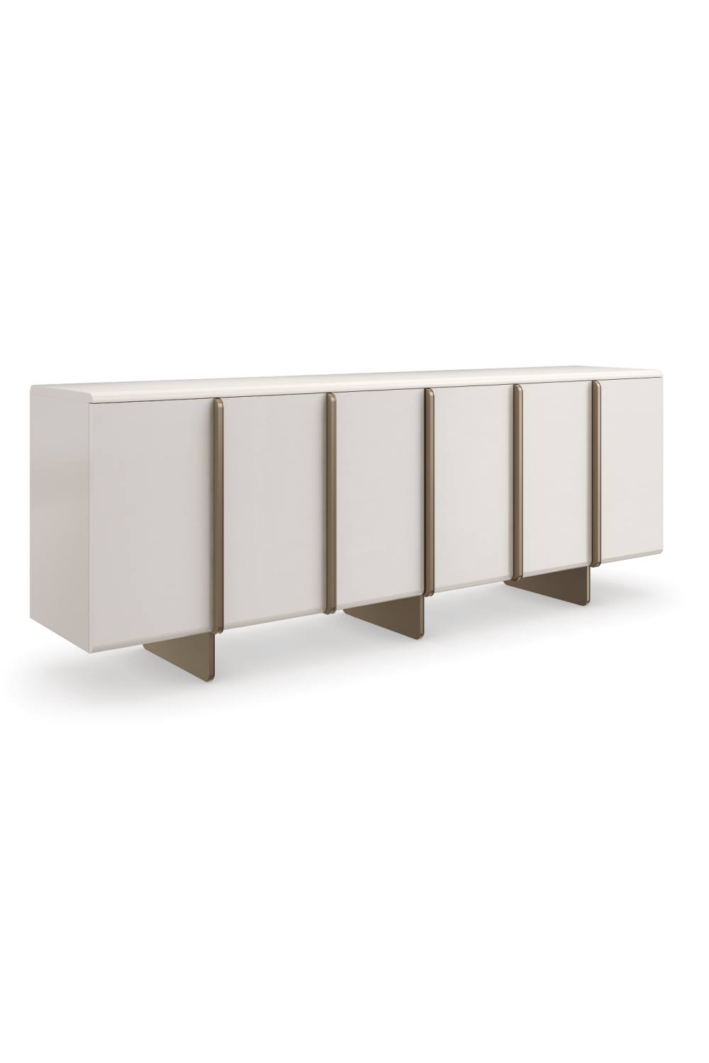 White Modern Credenza | Caracole Emphasis | Caracole.eu.com
