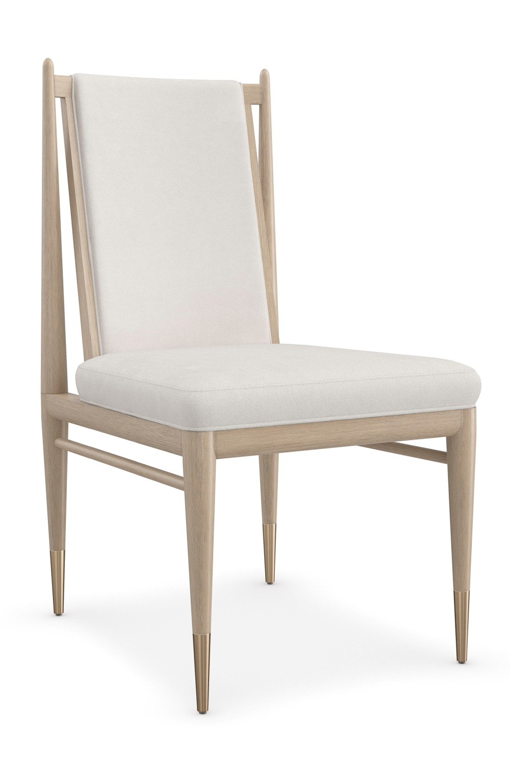 Bouclé Ivory Dining Chair | Caracole Unity | Caracole.eu.com