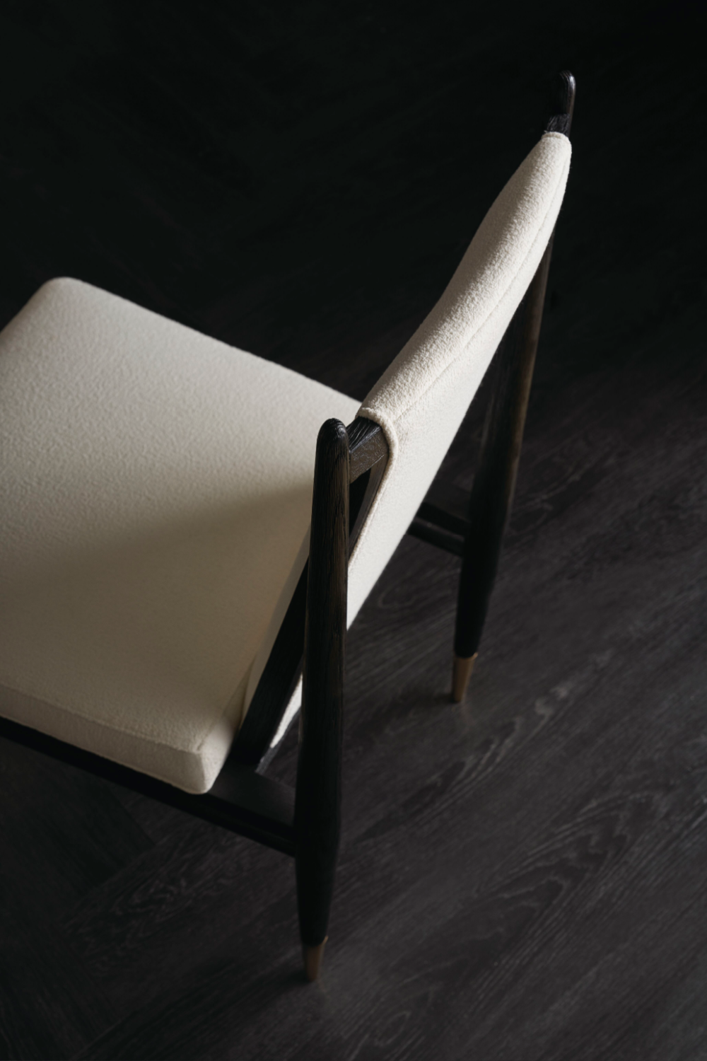 Bouclé Ivory Dining Chair | Caracole Unity | Caracole.eu.com