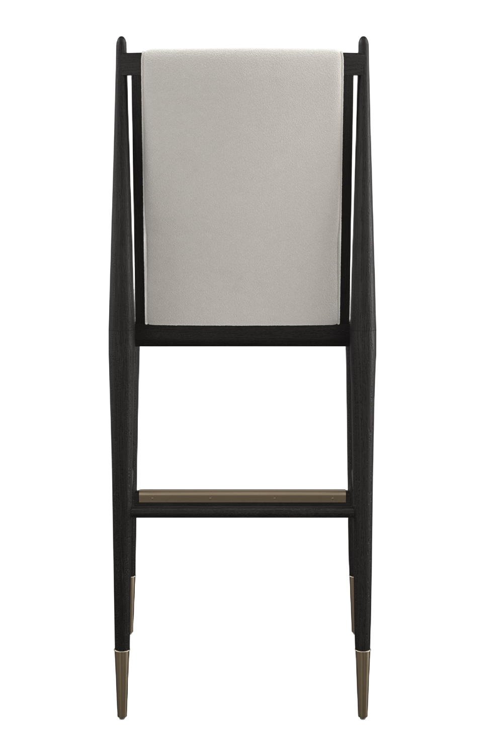 Ivory Bouclé Bar Stool | Caracole Unity | Caracole.eu.com