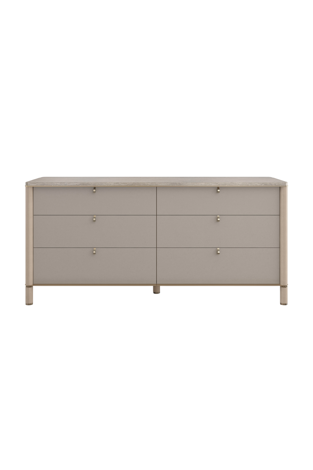Travertine Top Beige Dresser | Caracole Balance | Caracole.eu.com