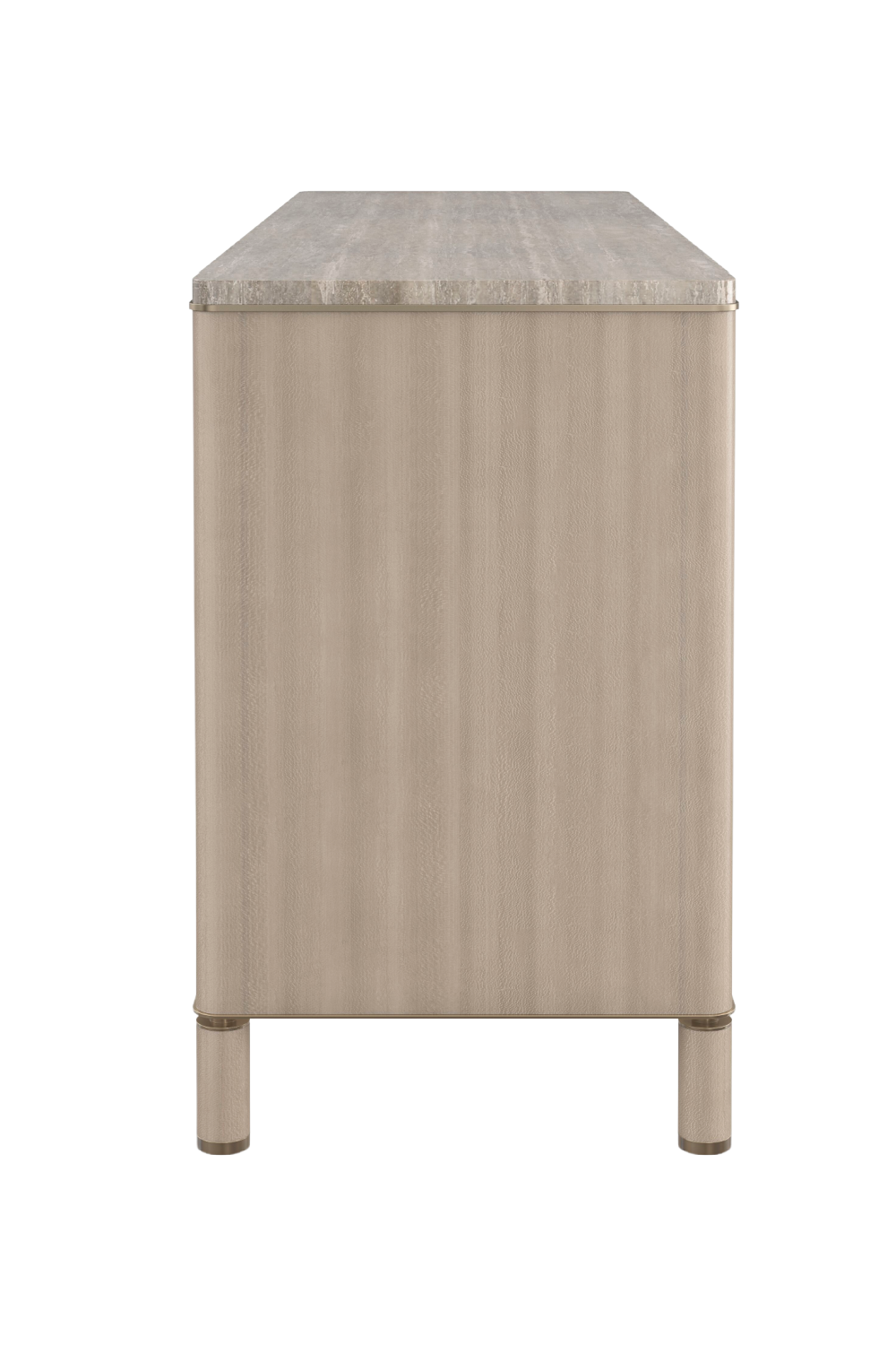 Travertine Top Beige Dresser | Caracole Balance | Caracole.eu.com