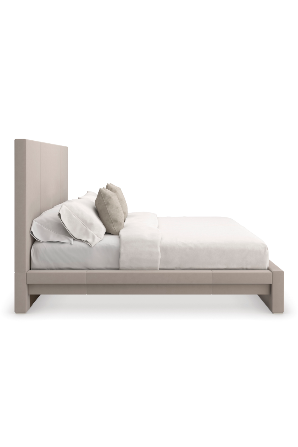 Ecru Upholstered Bed | Caracole Balance | Caracole.eu.com