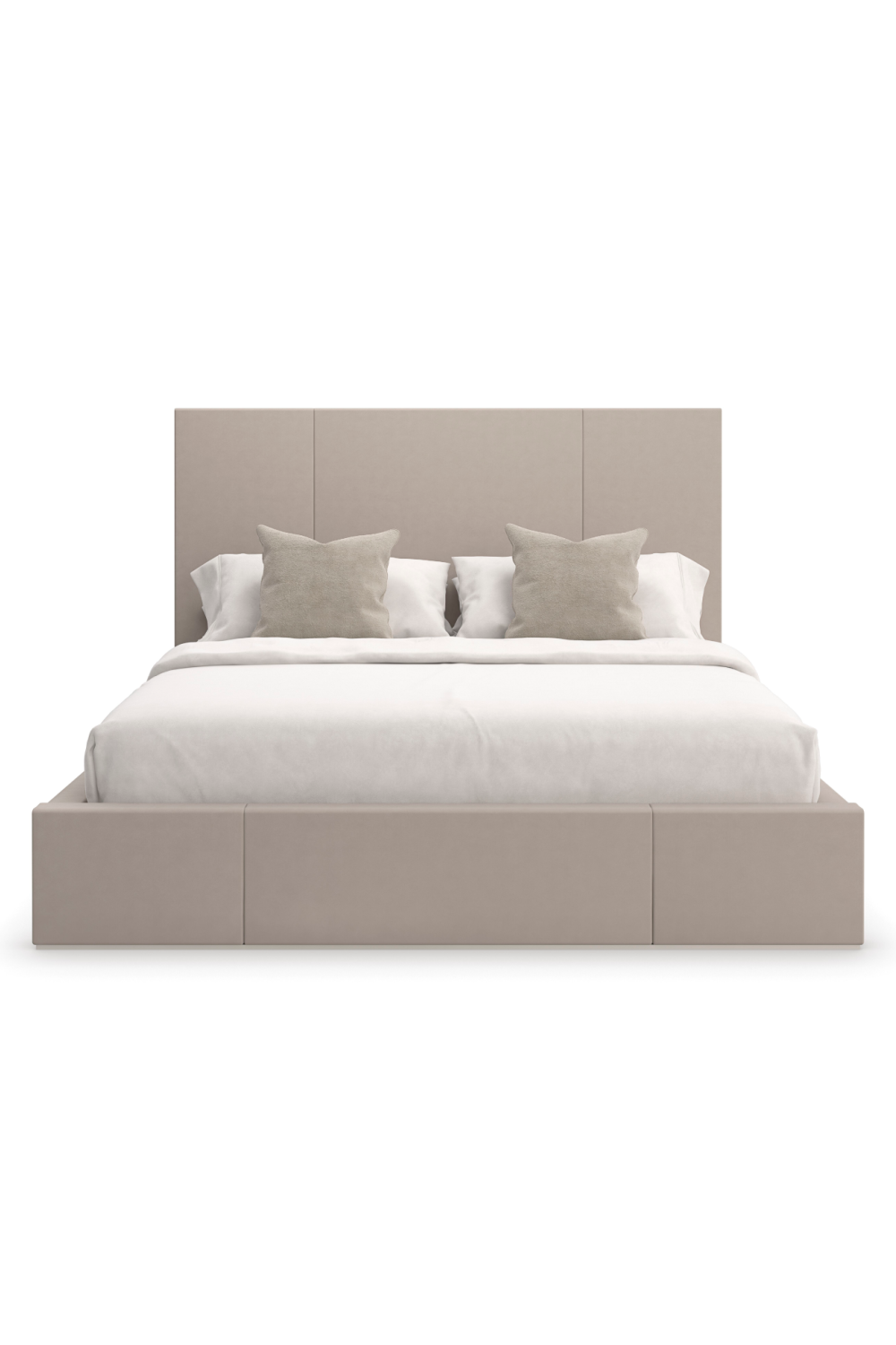 Ecru Upholstered Bed | Caracole Balance | Caracole.eu.com