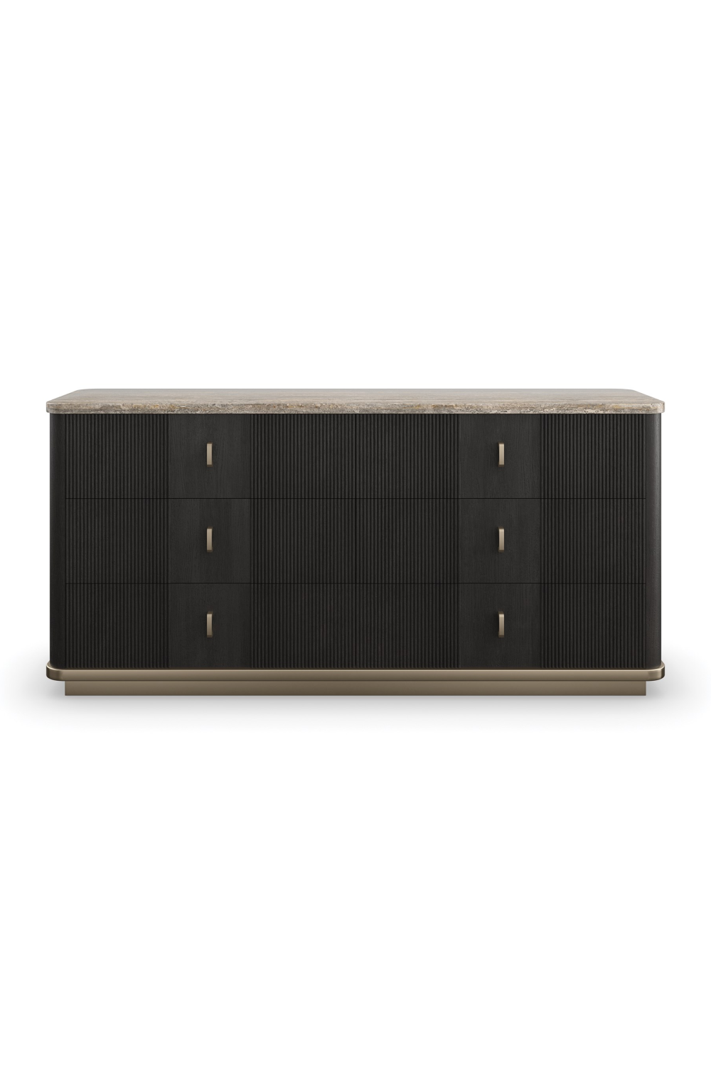 Black Ash 6-Door Dresser | Caracole Rhythm | Caracole.eu.com
