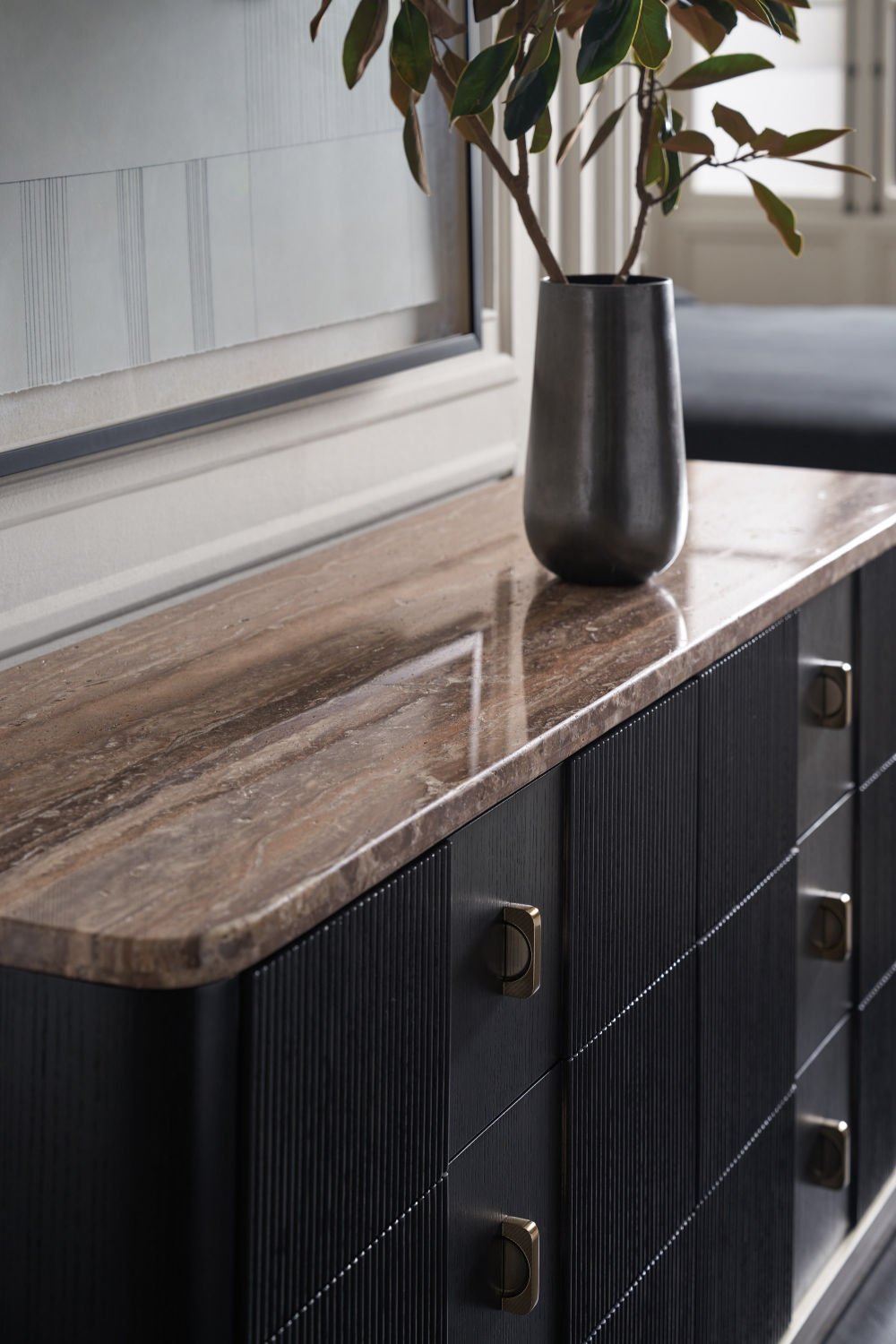 Black Ash 6-Door Dresser | Caracole Rhythm | Caracole.eu.com