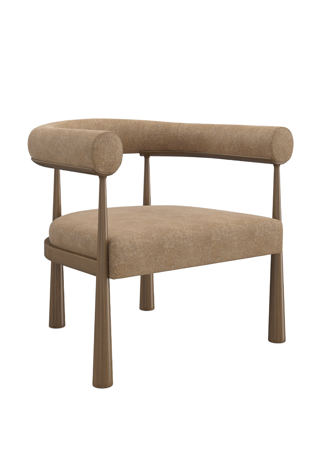 Curved Club Dining Chair | Caracole Bali | Caracole.eu.com