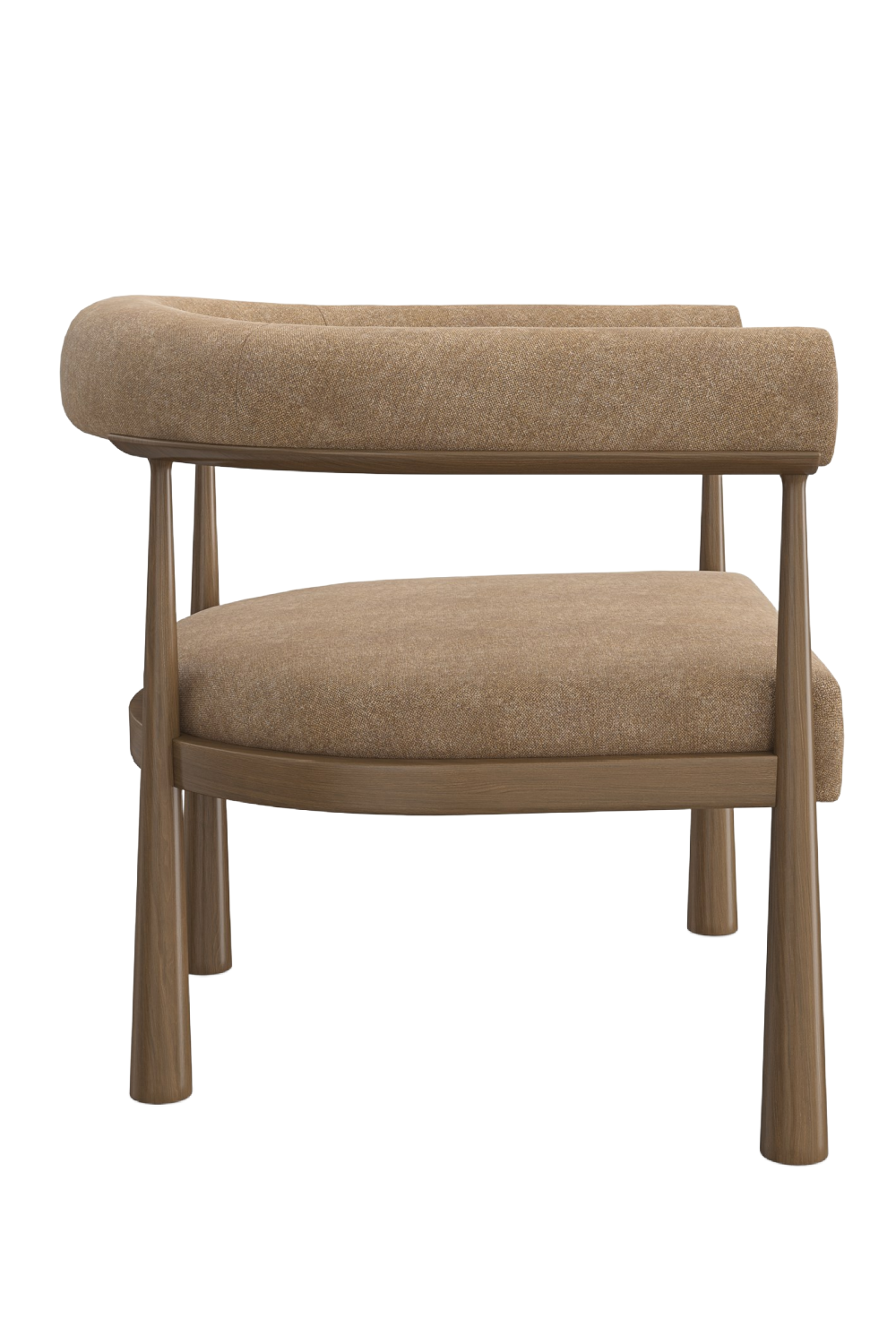 Curved Club Dining Chair | Caracole Bali | Caracole.eu.com