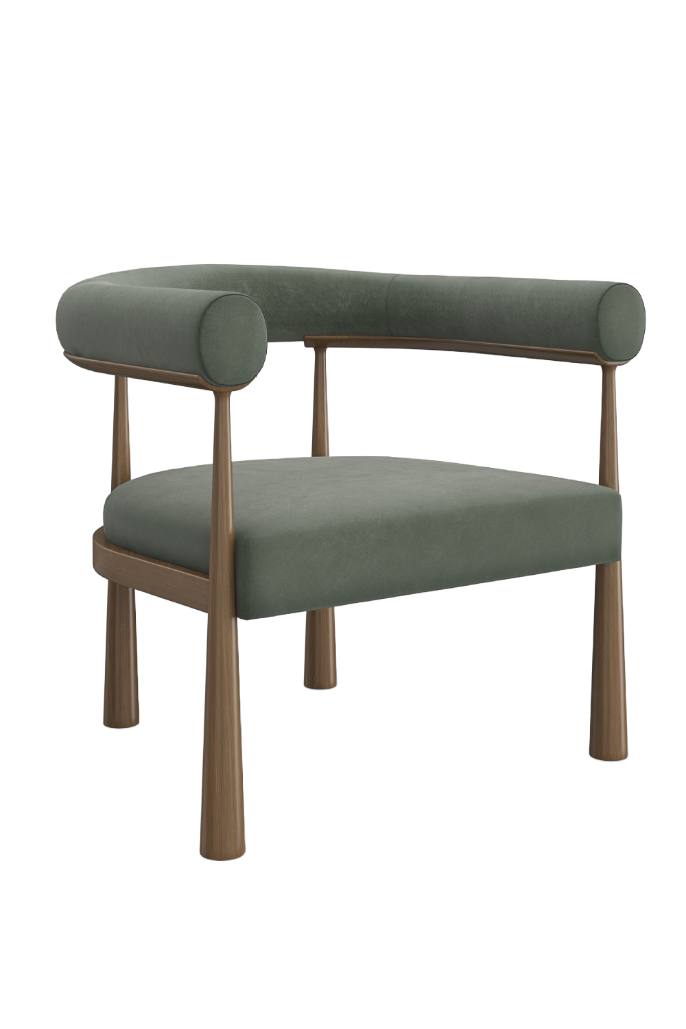 Curved Club Dining Chair | Caracole Bali | Caracole.eu.com