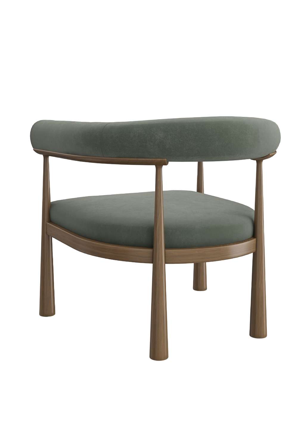 Curved Club Dining Chair | Caracole Bali | Caracole.eu.com