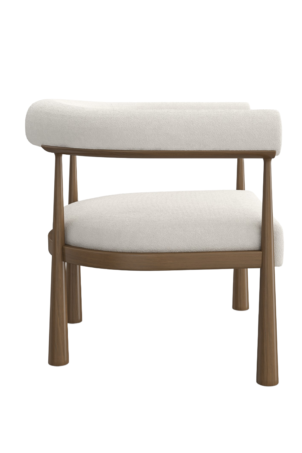 Curved Club Dining Chair | Caracole Bali | Caracole.eu.com