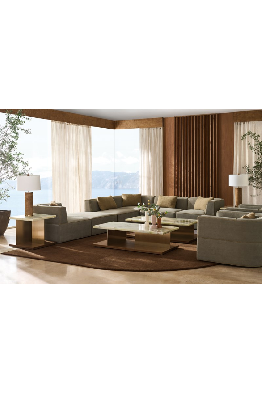 Warm Gray Lounge Chair | Caracole Marbella| Caracole.eu.com