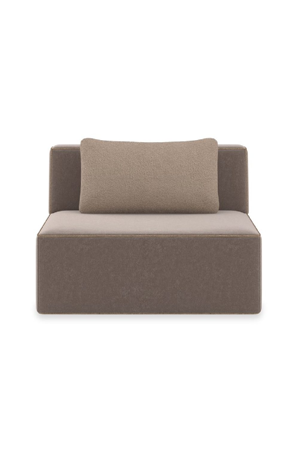 Brown Welted Sectional Sofa | Caracole Marbella | Caracole.eu.com