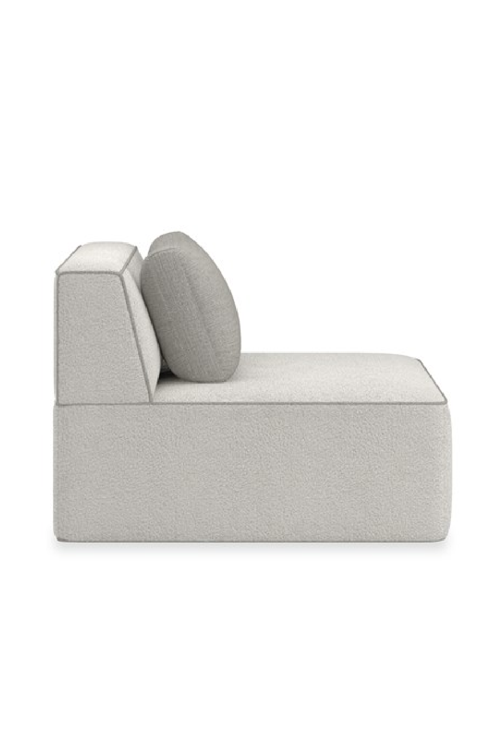 White Welted Sectional Sofa | Caracole Marbella | Caracole.eu.com