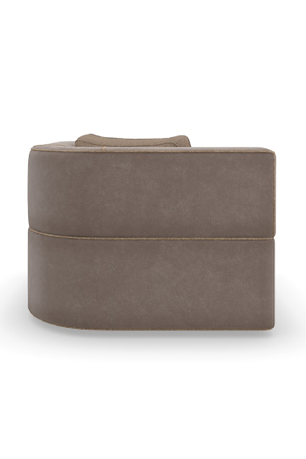 Brown Welted Sectional Sofa | Caracole Marbella | Caracole.eu.com