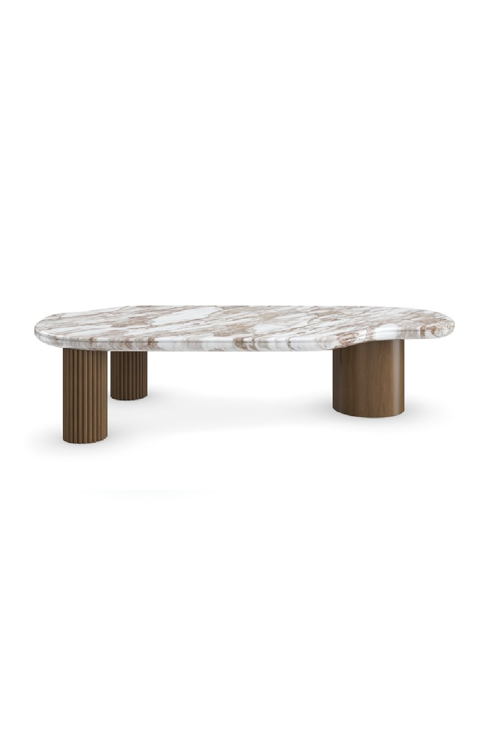 Organic-Shaped Stone Coffee Table | Caracole Seychelles | Caracole.eu.com
