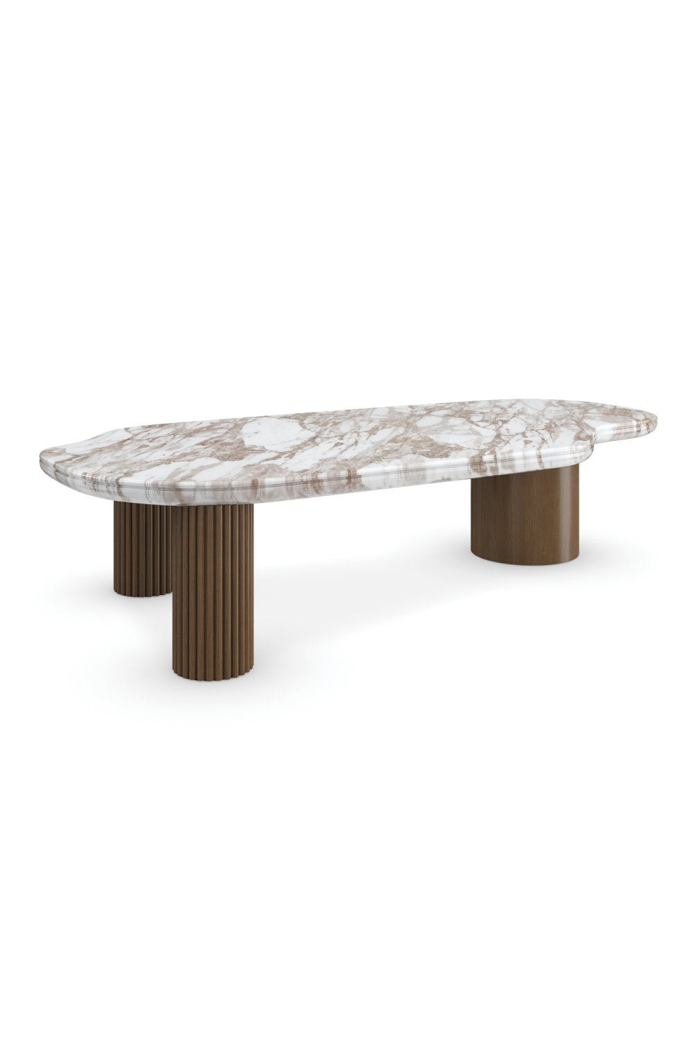 Organic-Shaped Stone Coffee Table | Caracole Seychelles | Caracole.eu.com