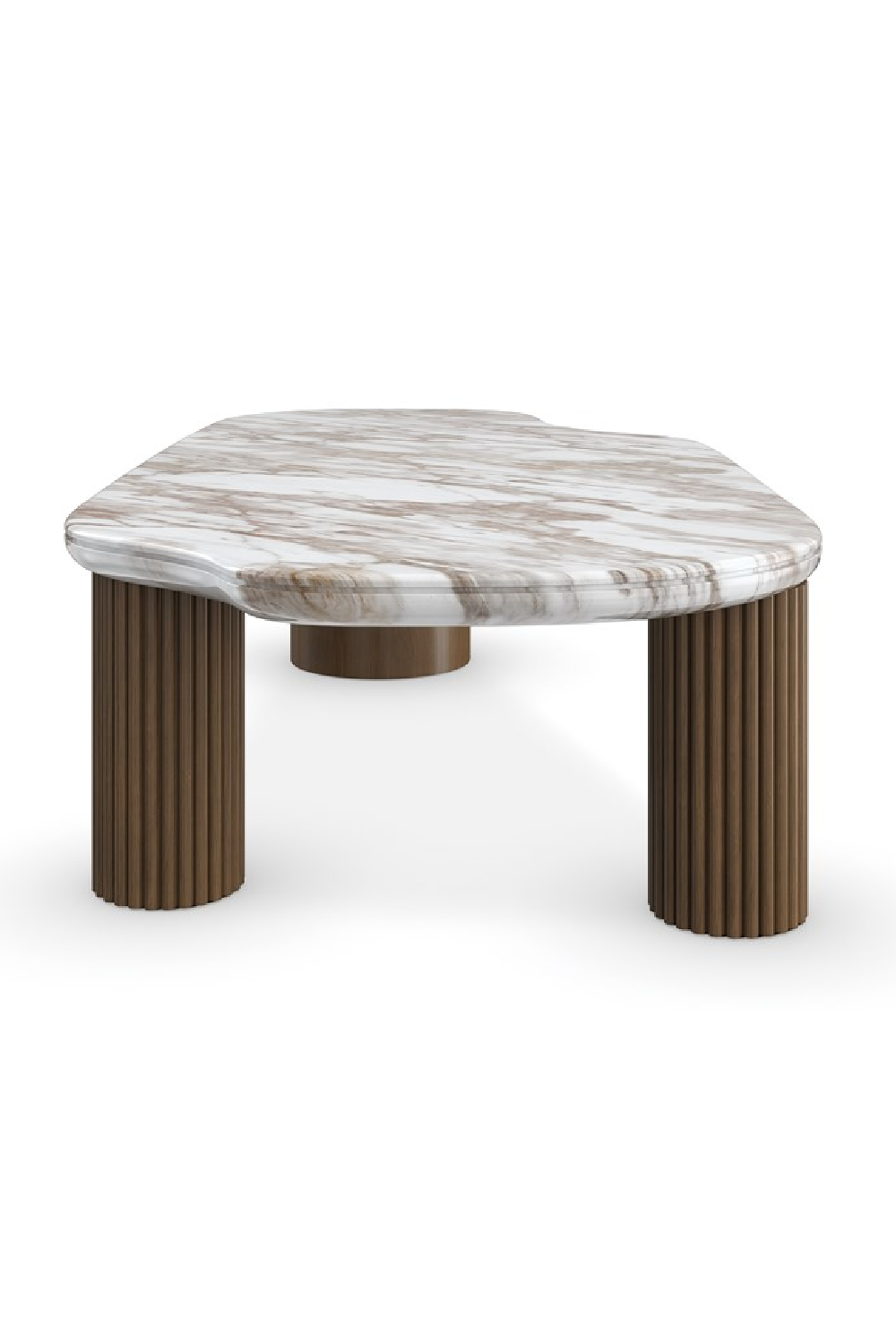 Organic-Shaped Stone Coffee Table | Caracole Seychelles | Caracole.eu.com