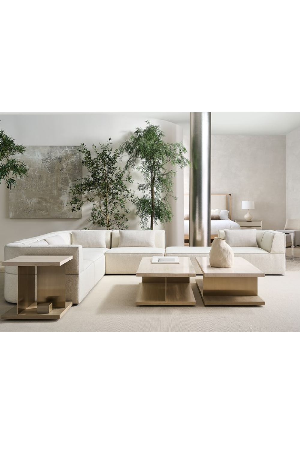 Stone Top Coffee Table | Caracole Cape Verde | Caracole.eu.com