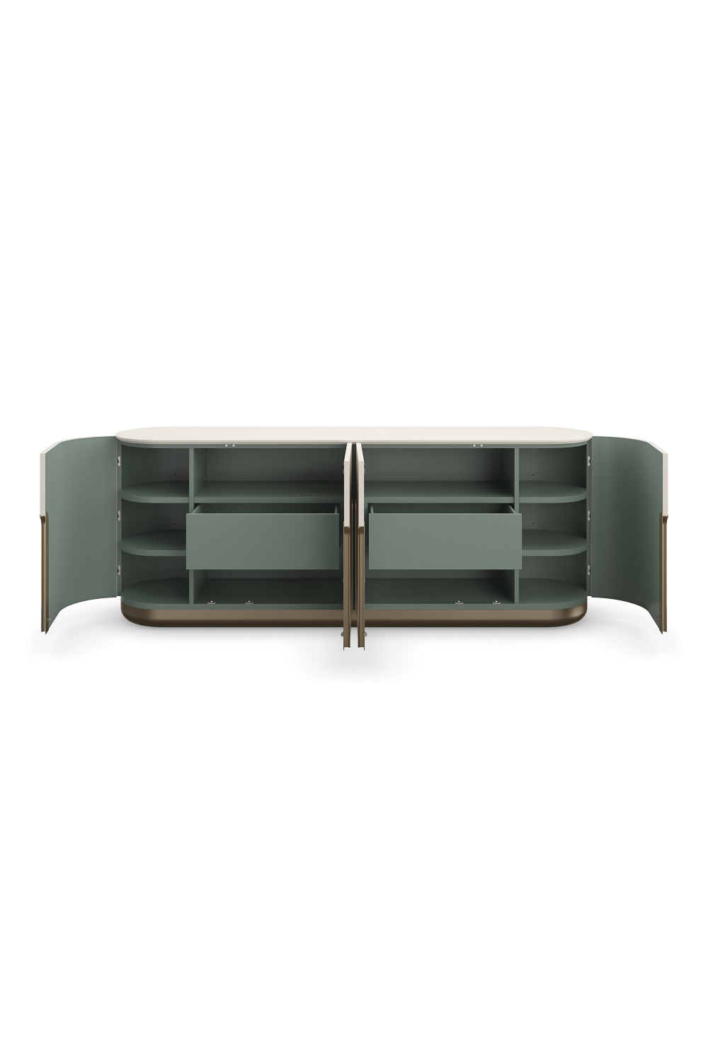 Bronze Hardware 4-Door Sideboard | Caracole Tangier | Caracole.eu.com