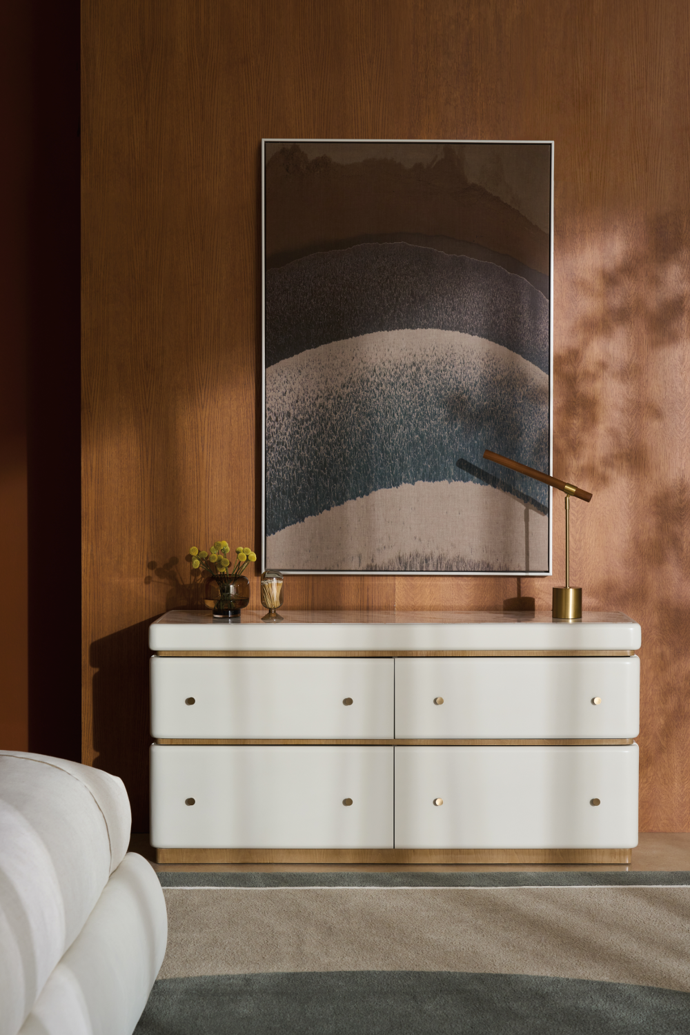 White 4-Drawer Dresser | Caracole Milos | Caracole.eu.com