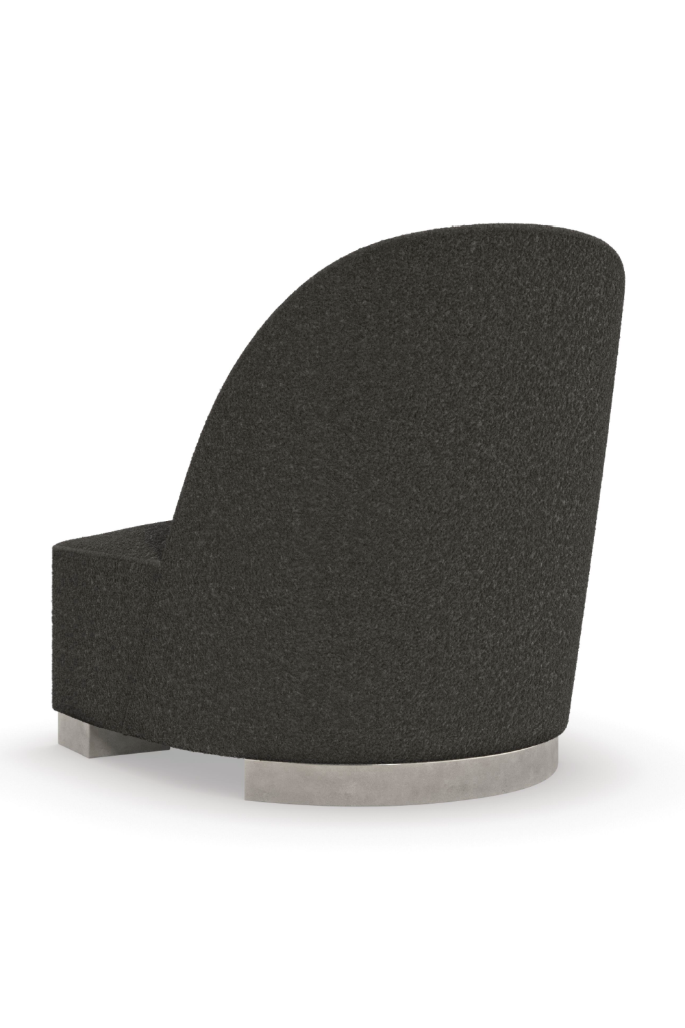 Gray Shearling Lounge Chair | Caracole Act | Caracole.eu.com