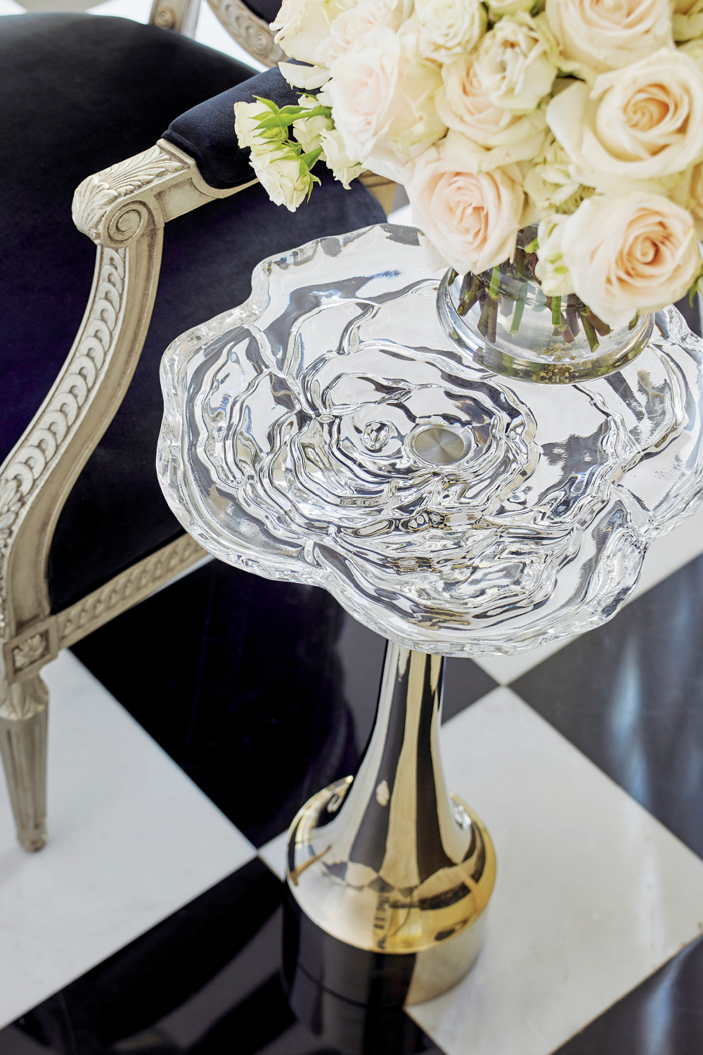 Crystal Rose Accent Table | Caracole The Inbloom | Caracole.eu.com