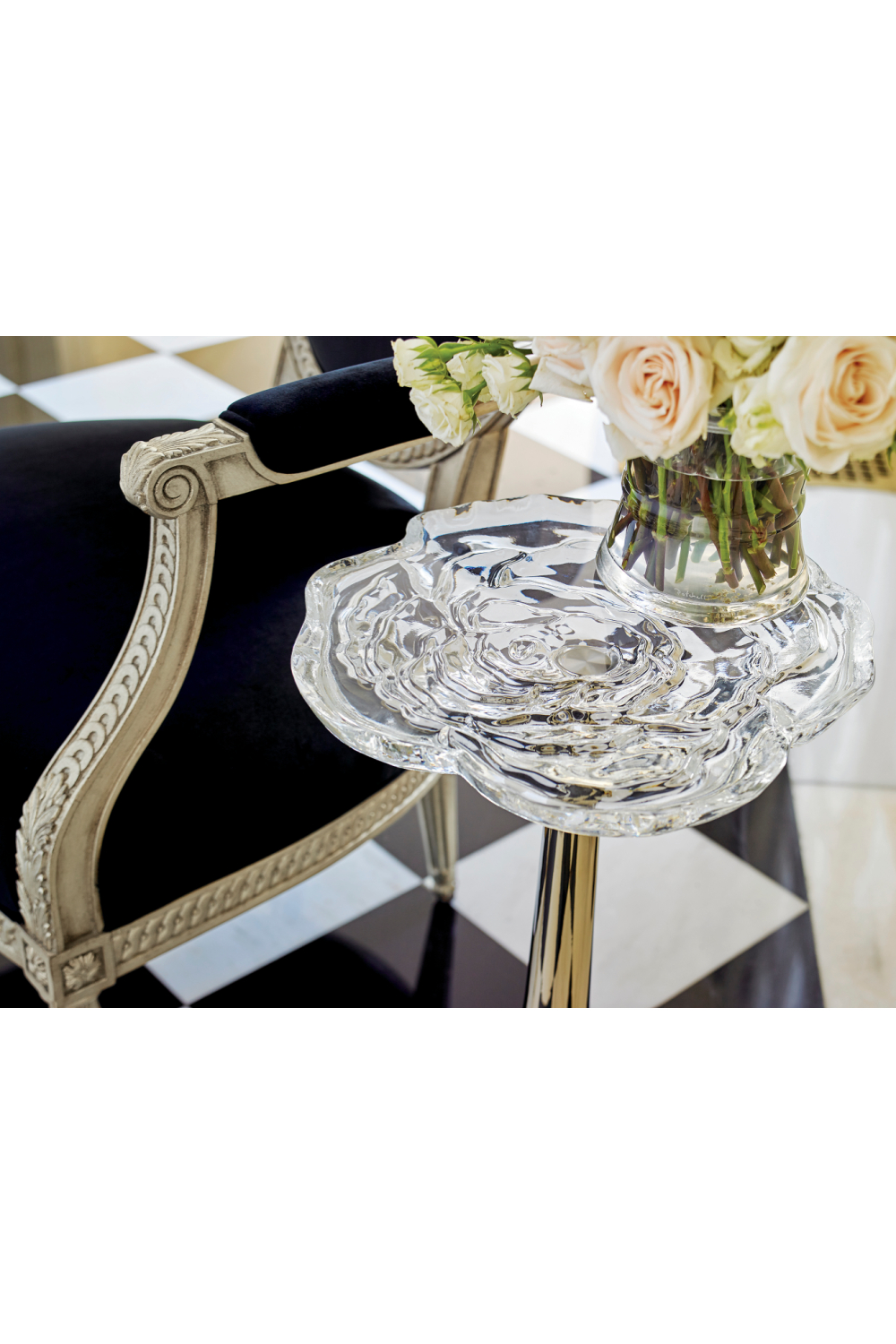 Crystal Rose Accent Table | Caracole The Inbloom | Caracole.eu.com