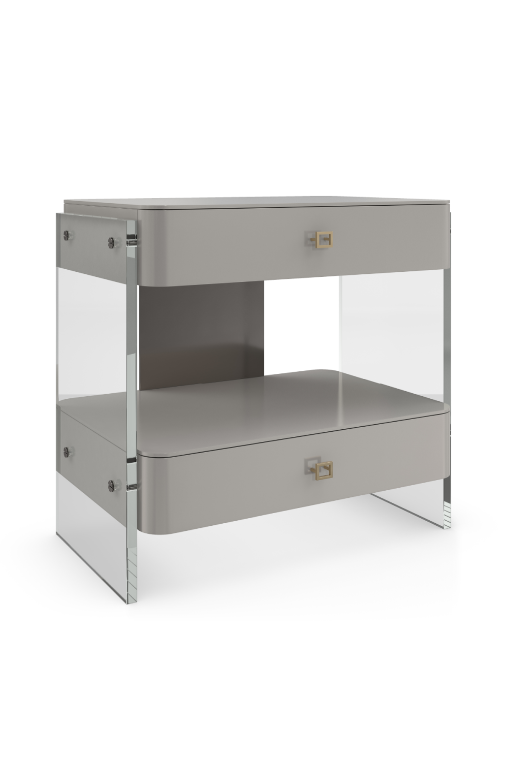 Gray Modern Nightstand | Caracole Opening Night | Oroa.com