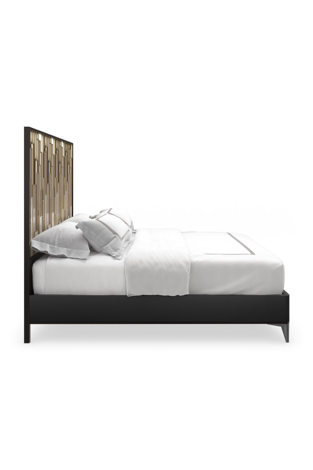 Architectural Metal King Bed | Caracole Cityscape | Caracole.eu.com