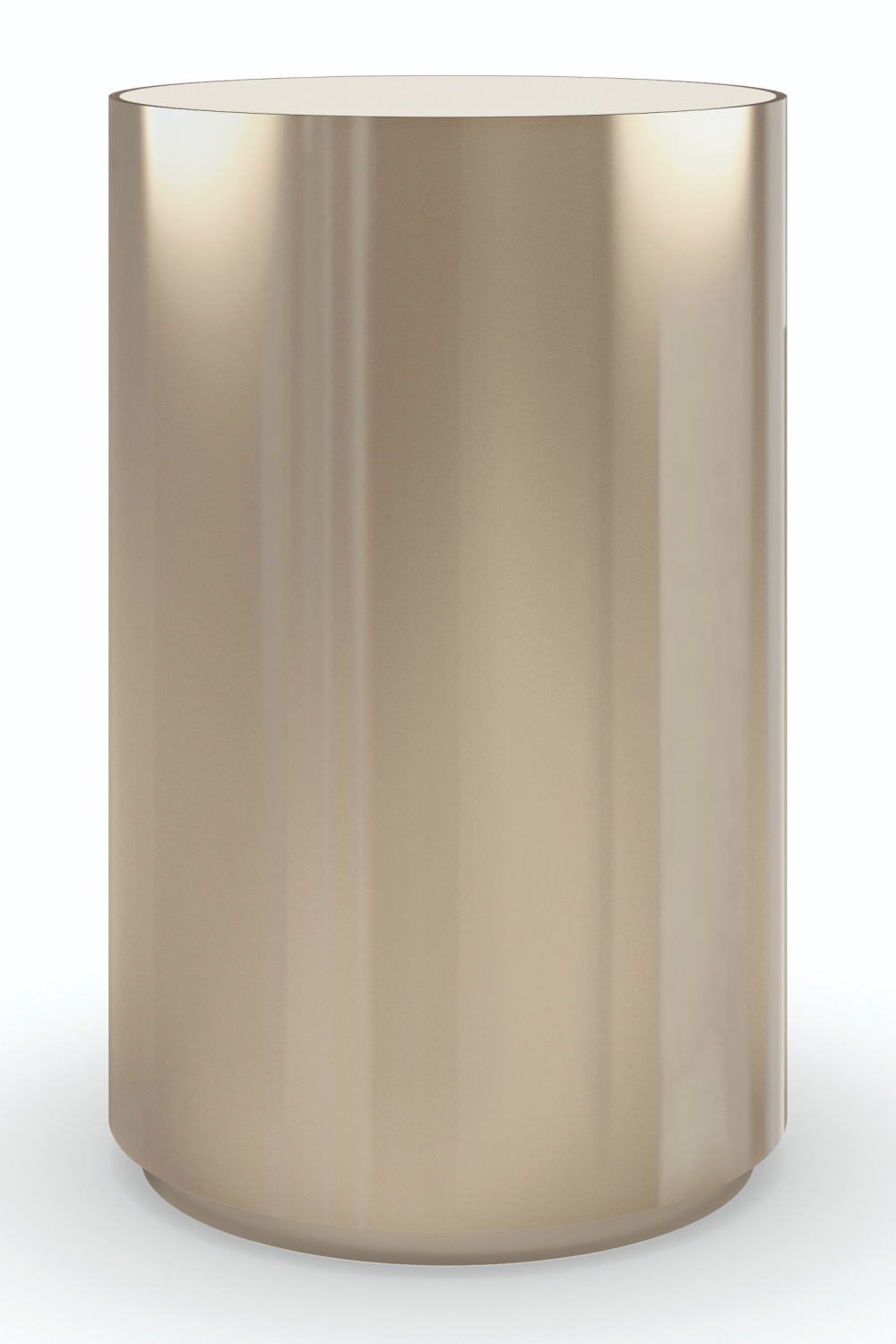 Cylindrical Metallic Side Table | Caracole Round About | Caracole.eu.com