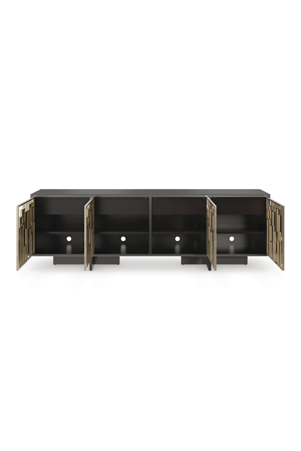 Geometric Patterned Media Cabinet | Caracole Midtown | Caracole.EU.com