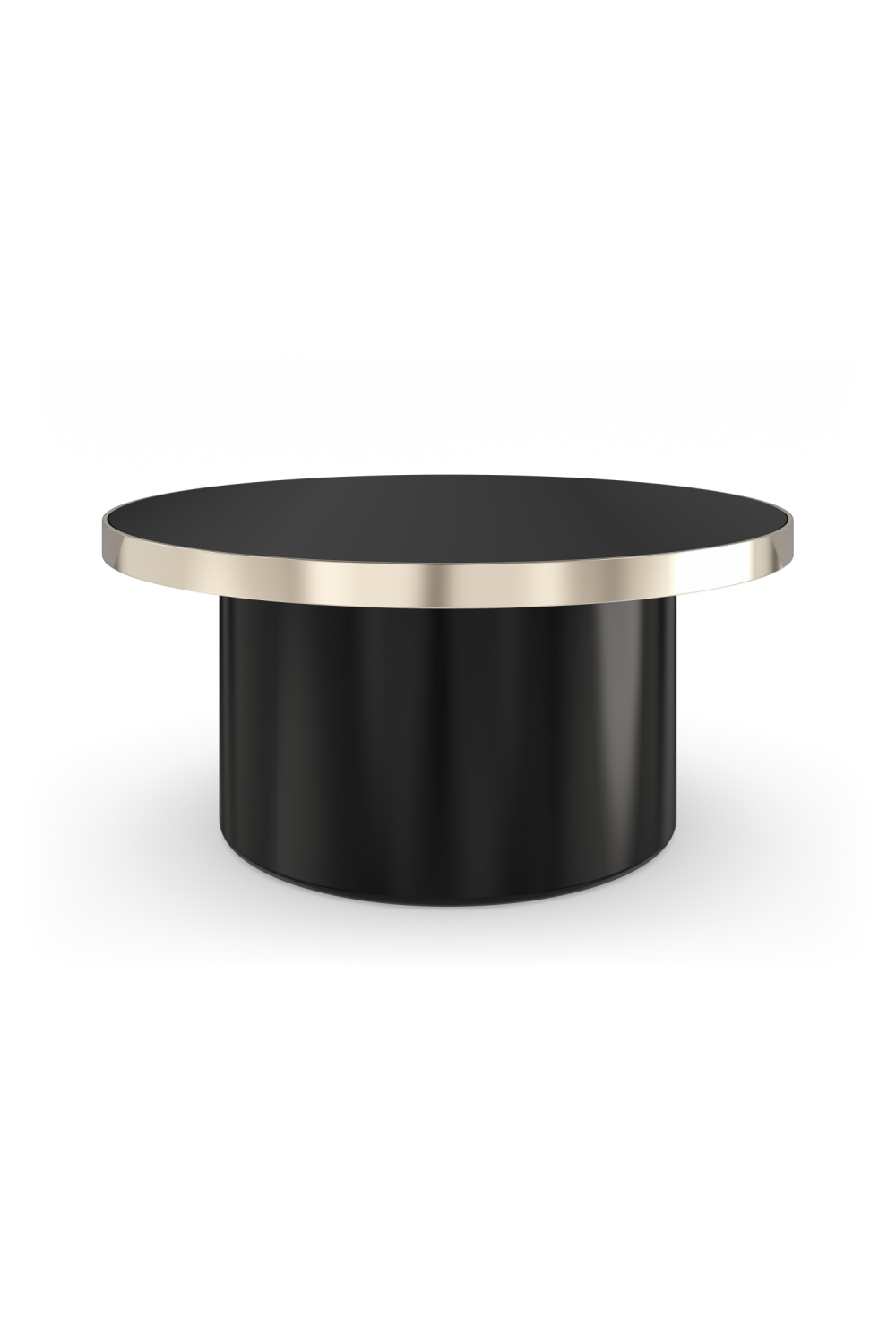 Black Round Coffee Table | Caracole Umbra | Caracole.eu.com