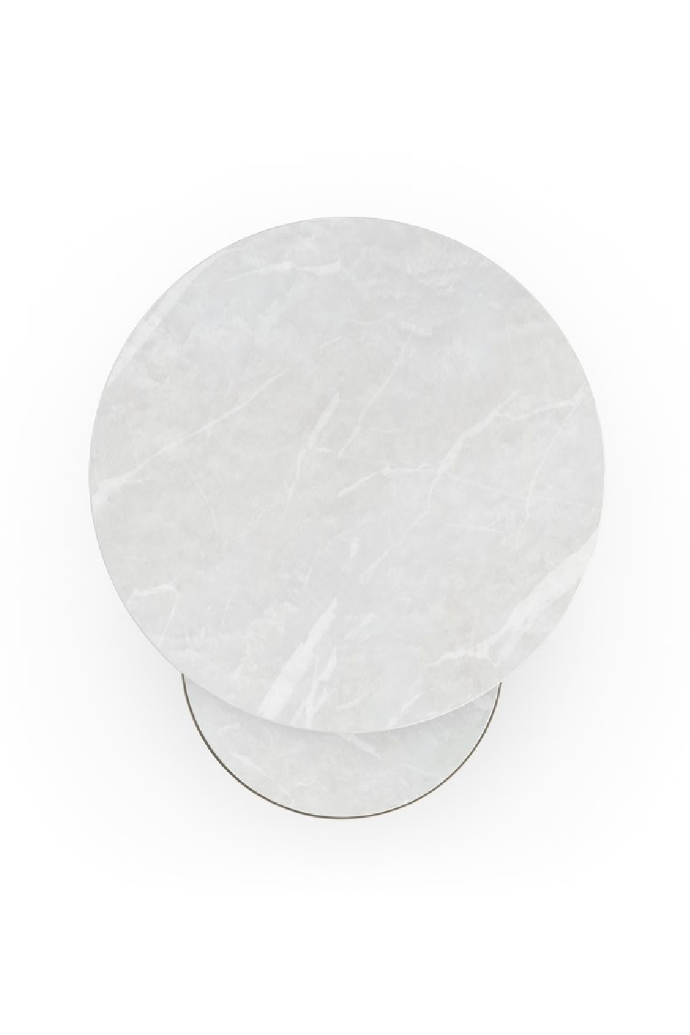 White Marble Nesting Accent Table | Caracole Orbit | Caracole.eu.com