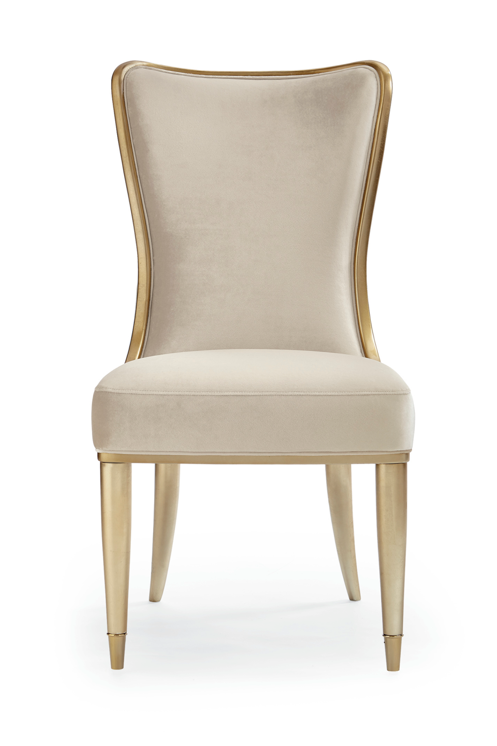 Cream Velvet Dining Chair | Caracole | Caracole.eu.com