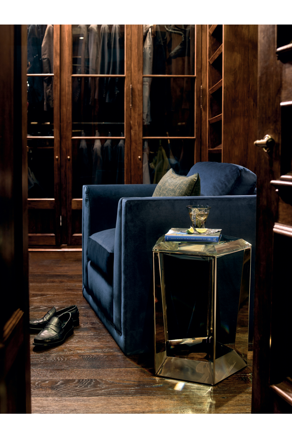 Beveled Crystal Side Table | Caracole The Gem | Caracole.eu.com