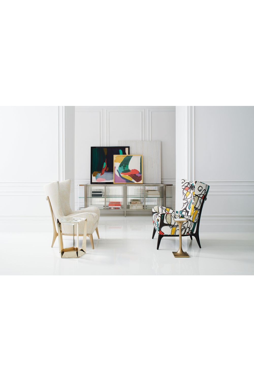 Beveled Crystal Side Table | Caracole The Gem | Caracole.eu.com