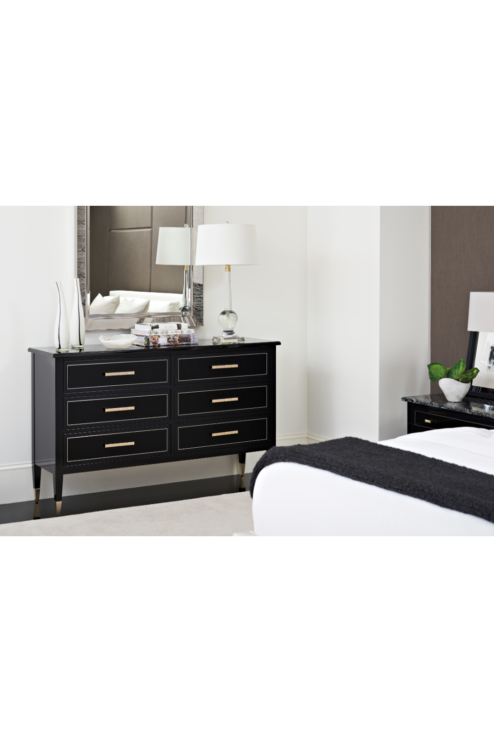 Solid Wood Black Dresser | Caracole The Little Black Dresser | Caracole.eu.com