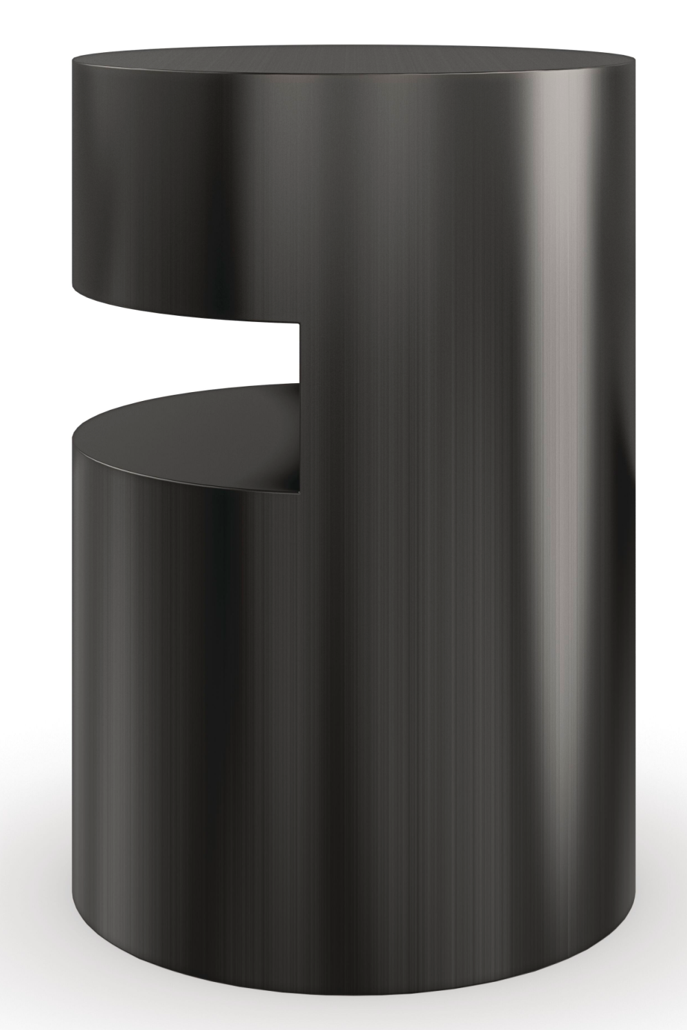 Black Cylindrical End Table | Caracole Constellation | Caracole.eu.com