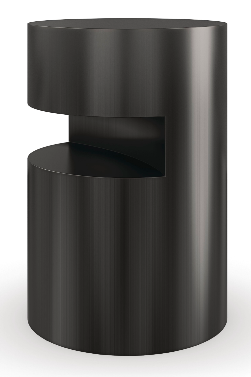 Black Cylindrical End Table | Caracole Constellation | Caracole.eu.com