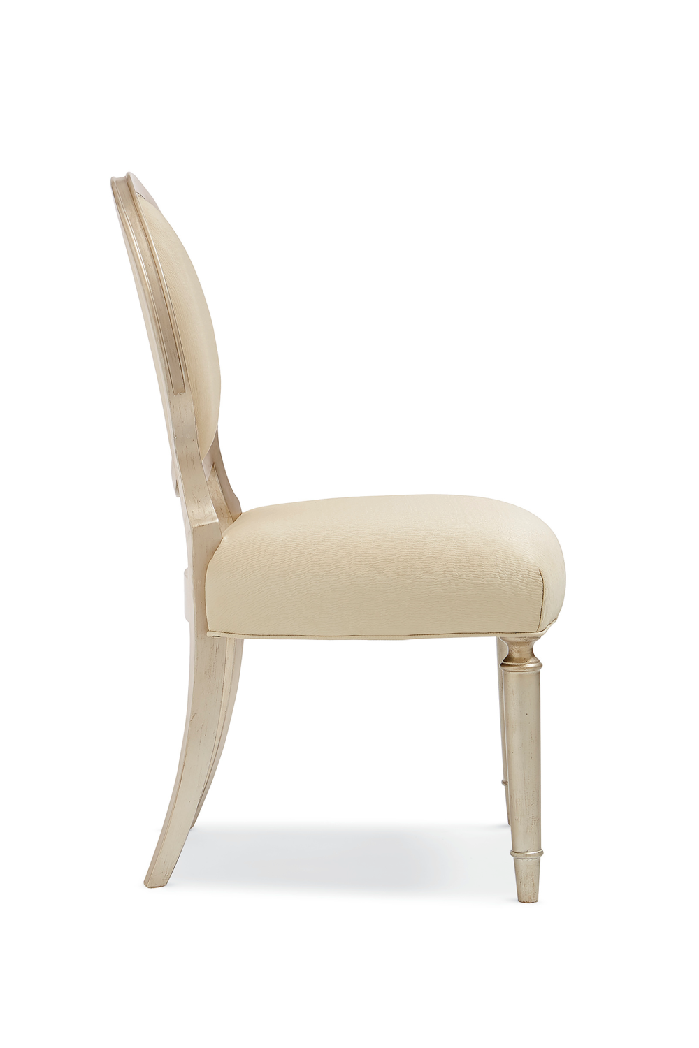 Cream Oval-Back Dining Chairs (2) | Caracole May I Join You? | Caracole.eu.com