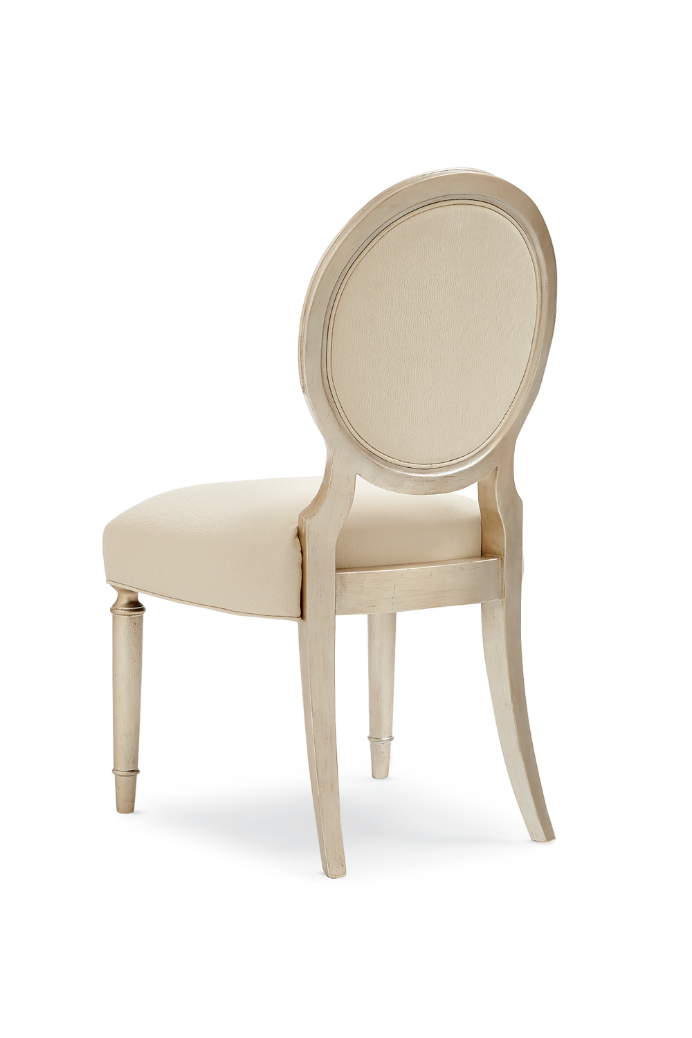 Cream Oval-Back Dining Chairs (2) | Caracole May I Join You? | Caracole.eu.com