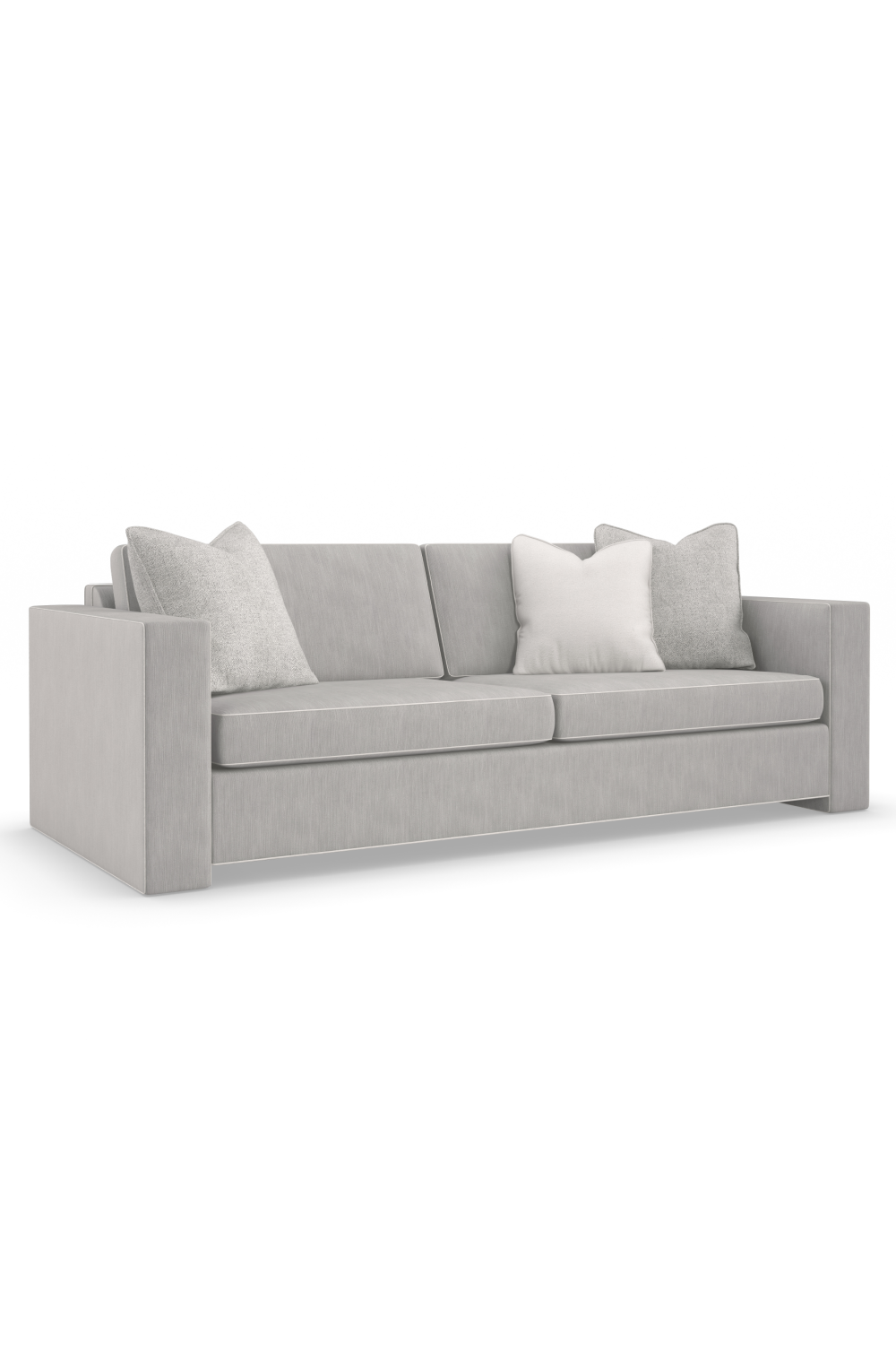 Taupe Modern Sofa | Caracole Welt Played | Caracole.eu.com